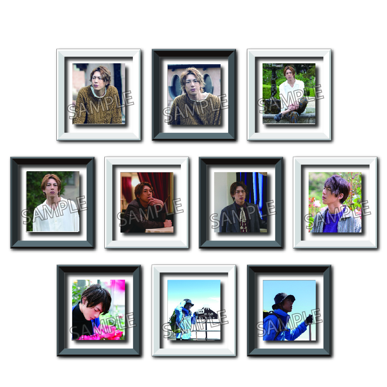 額縁マグネット 6個セット+おまけ1個 | 北園涼